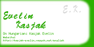 evelin kasjak business card